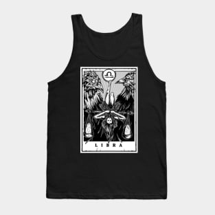 Libra Zodiac Tarot Tank Top